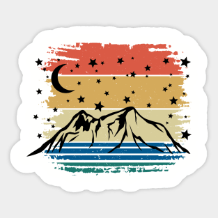 Mountain & Starry Nights Adventure Sticker